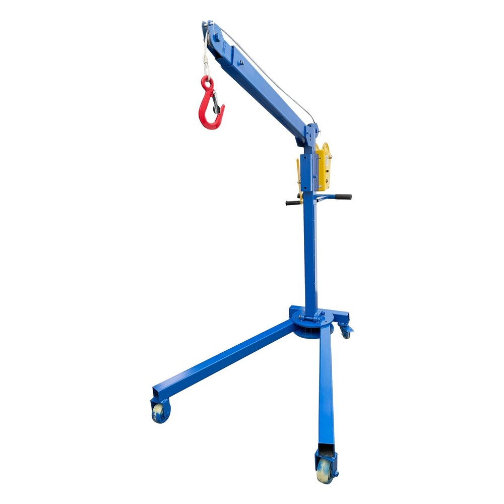 Small Portable Folding Elevator Hoist Lifting Machine Hand Crane Max. 1100LBS