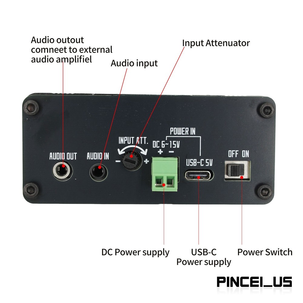 Digital Noise Reducer Low Pass Filter Audio Signal Processor for Shortwave Radi