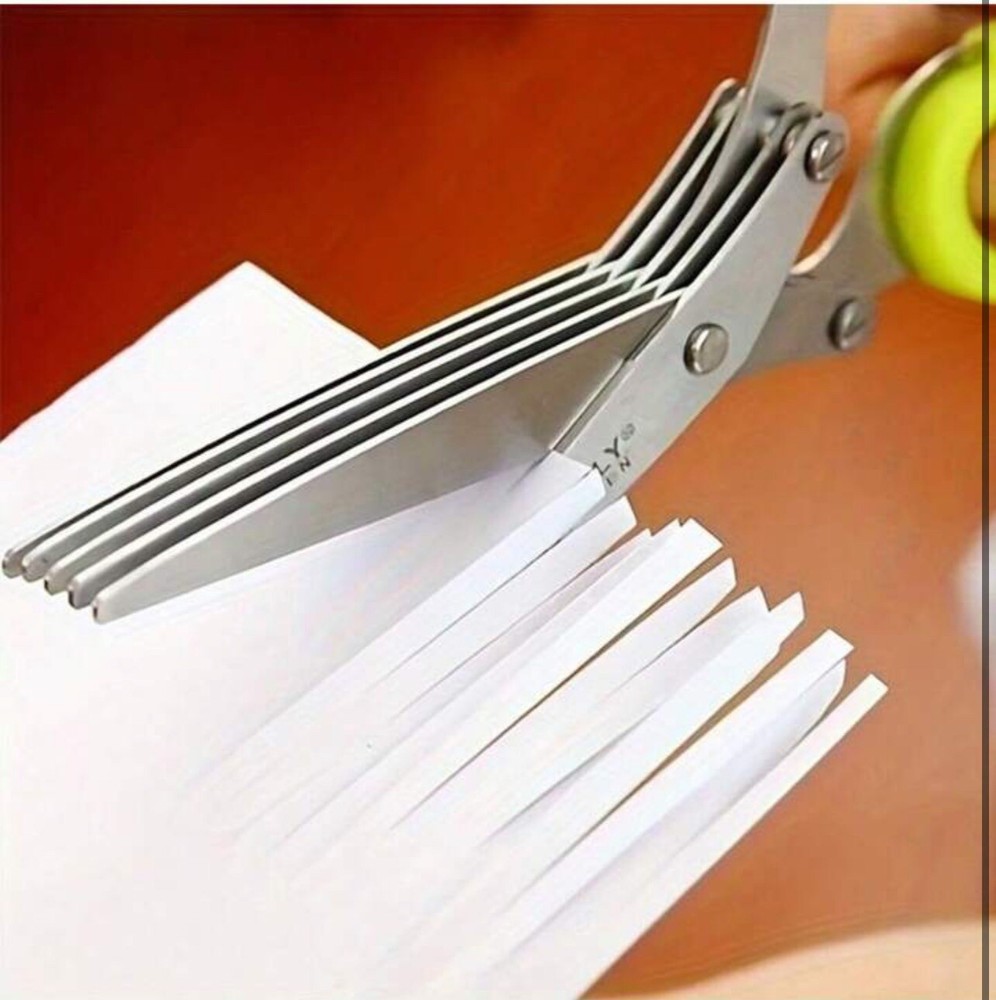 5-Layer Multi-Functional Stainless Steel Kitchen Scissors