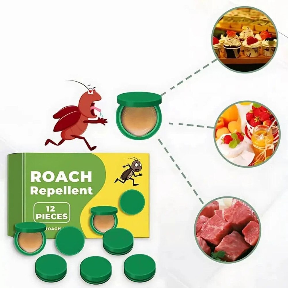 Moonspry Roach Killer, Roach Bait Powerful Cockroach Repellent Effective