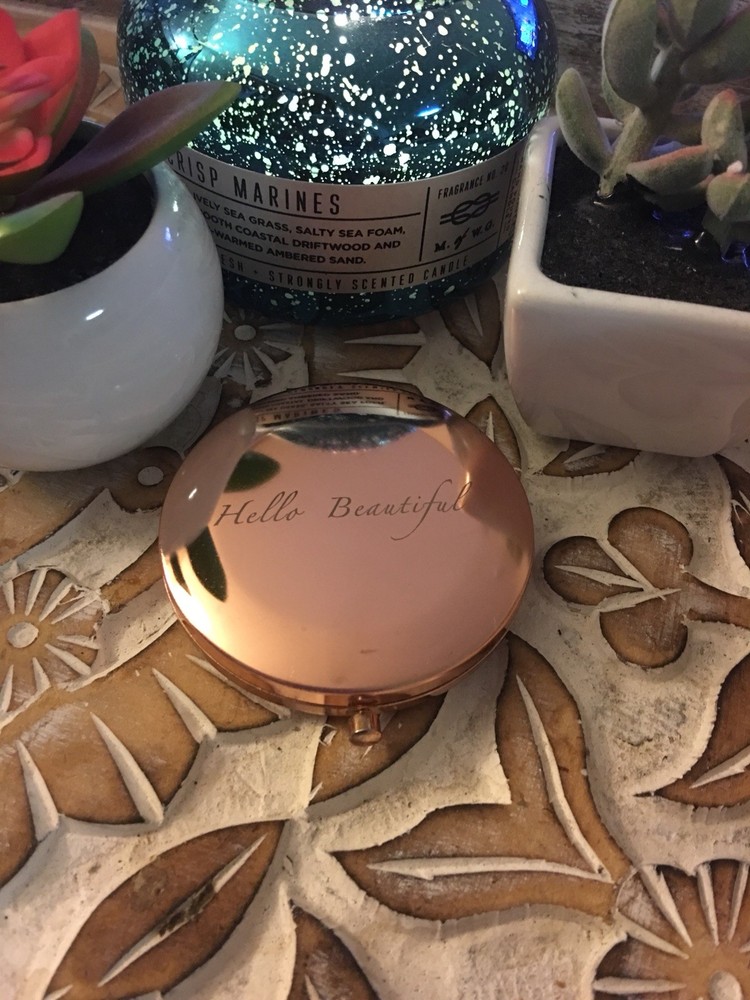 Hello Beautiful Compact Mirror 