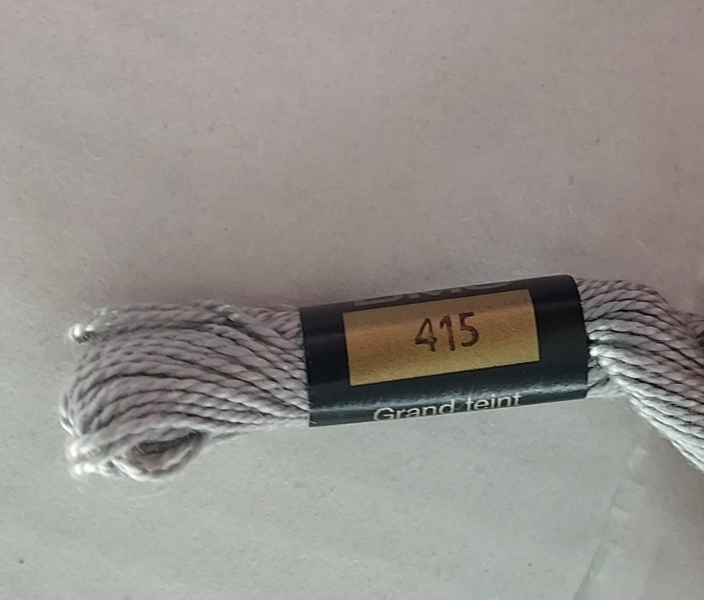DMC 5 25M Floss Thread #415 NEW NWT Pick Quantity Embroidery Crewel Gray