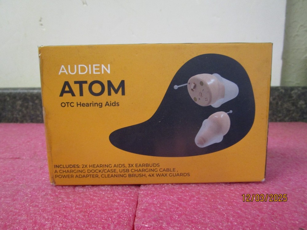 USED - AUDIEN Atom OTC Hearing Aids