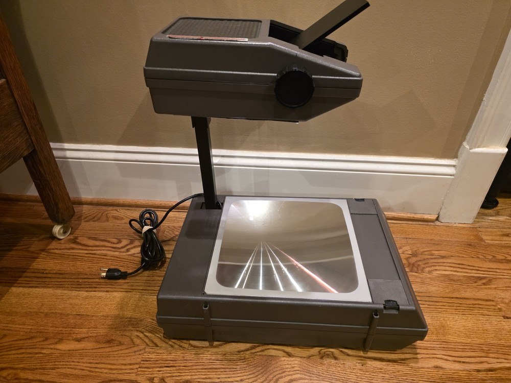 3M 2000 Overhead Projector Model 2000 AG – Tested & Working – 250W Lamp