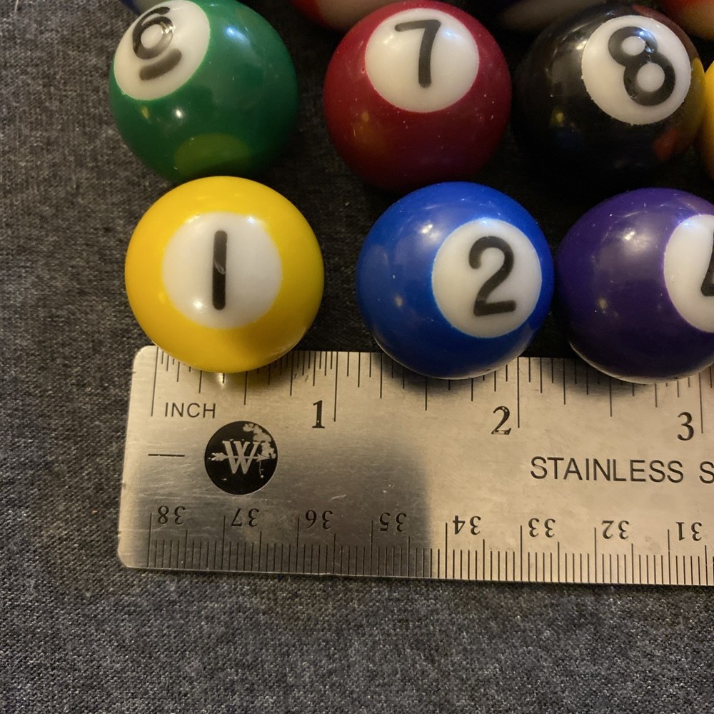 Mini Pool Balls Replacement Toys Pool Table Billiards
