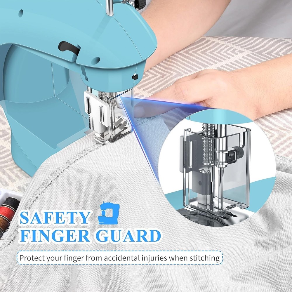 Compact Sewing Machine with Accessories/