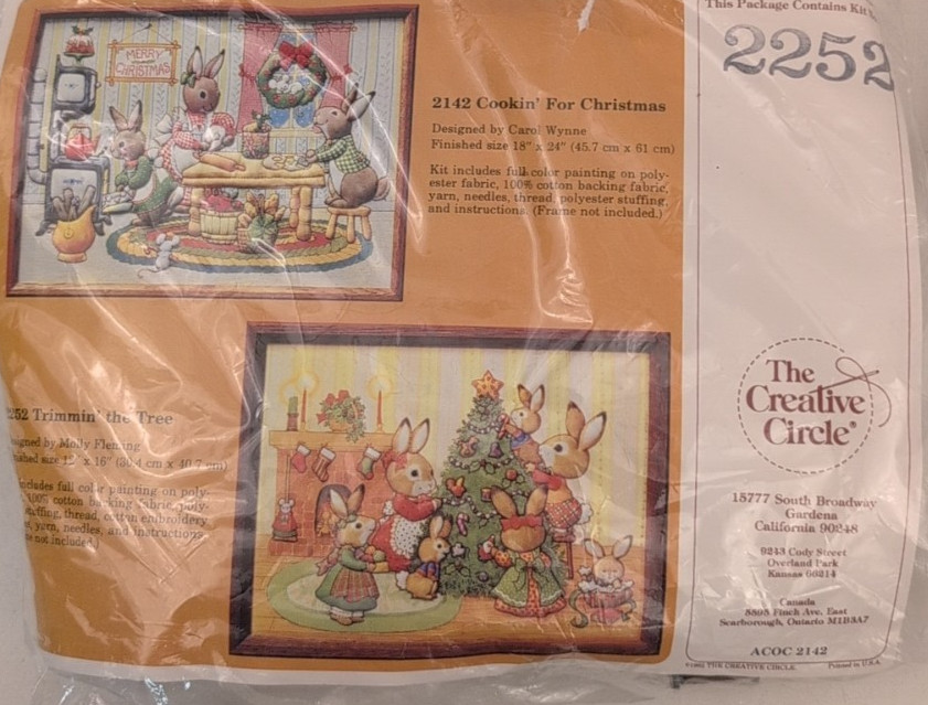 Creative Circle 1983 Kit 2252 Trimmin' The Tree