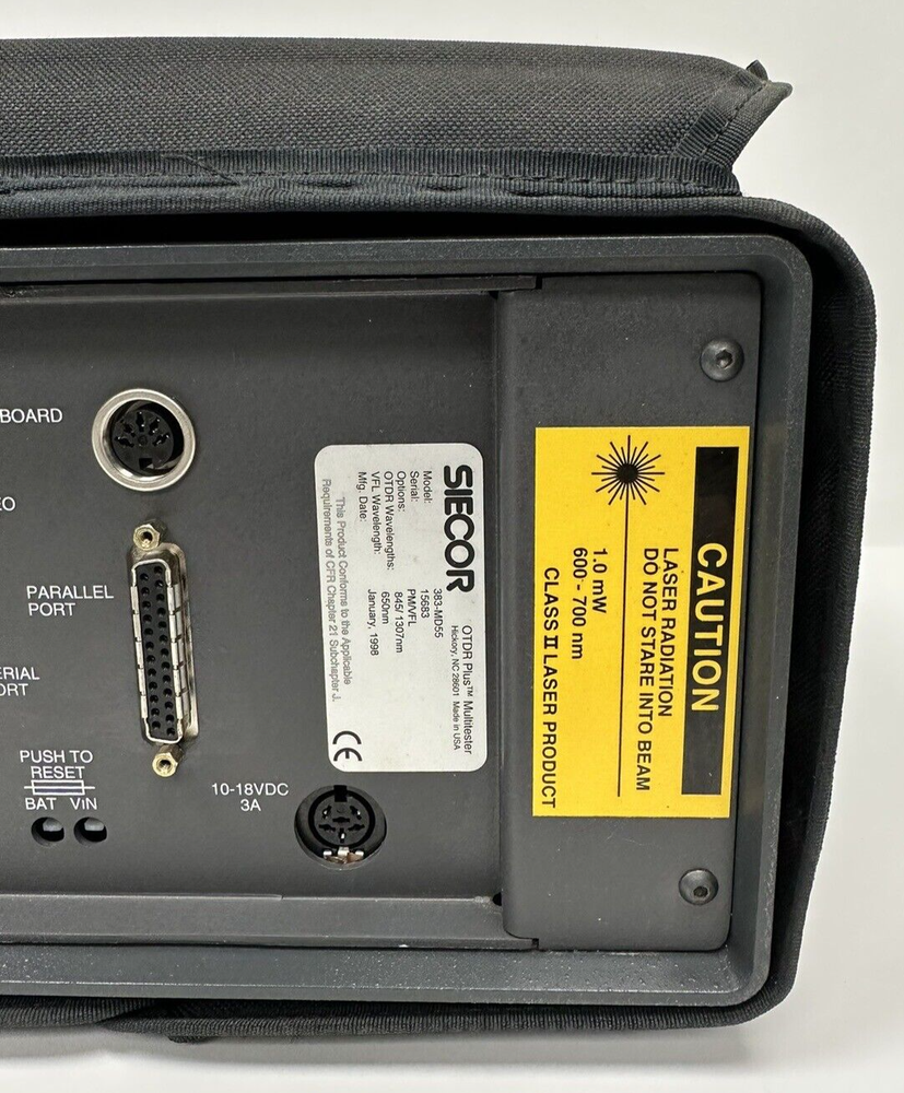 Siecor 383-MD55 OTDR Plus Multitester - UNTESTED