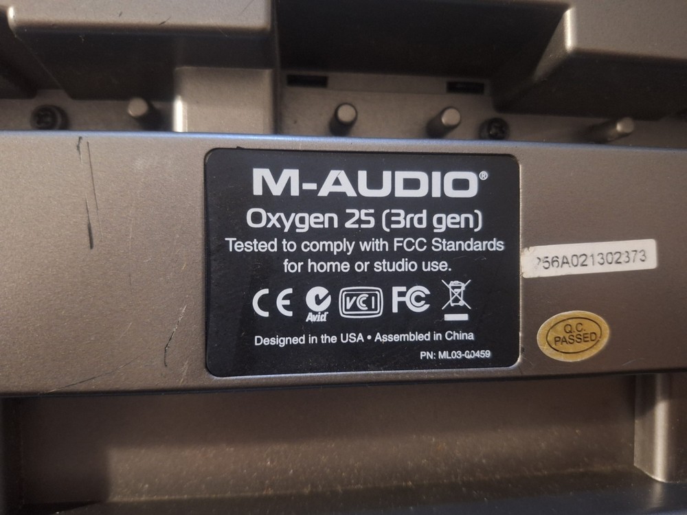 M-Audio Oxygen 25 Key 3rd Gen MIDI Controller Keyboard Tested