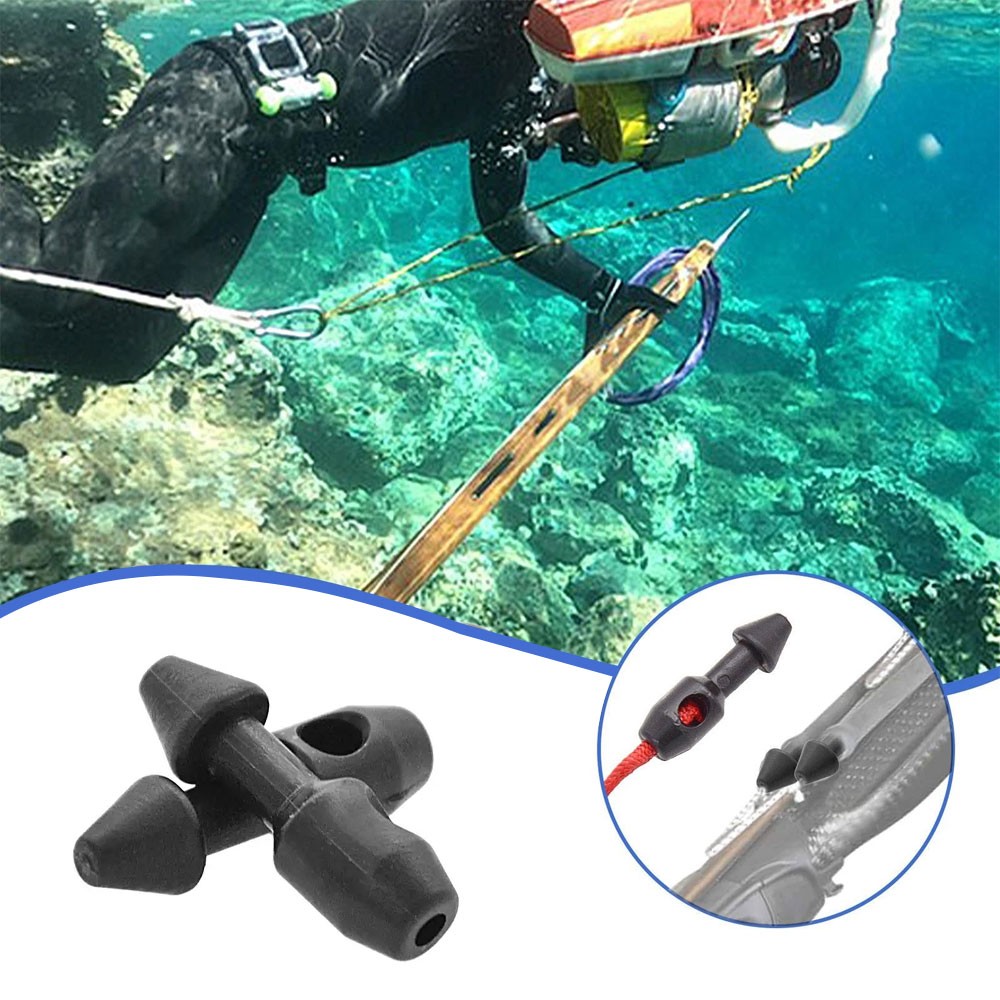 2PCS Wishbone Inserts Speargun Band Fish Fork Wishbone Inserts New