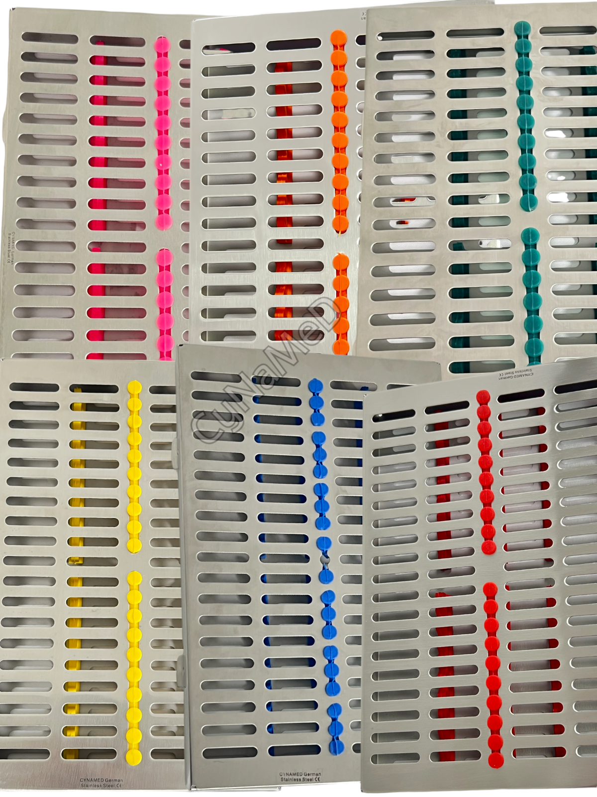 GERMAN DENTAL AUTOCLAVE STERILIZATION CASSETTE RACK BOX TRAY FOR 20 INSTRUMENTS