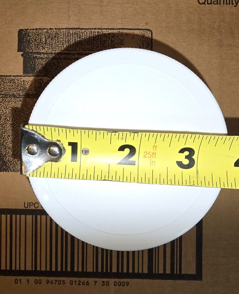 White Plastic Ointment Jars 16oz x 9 per case Standard Closure