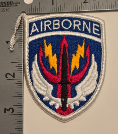 Army Patch:  Special Operations Command Airborne Embroidered