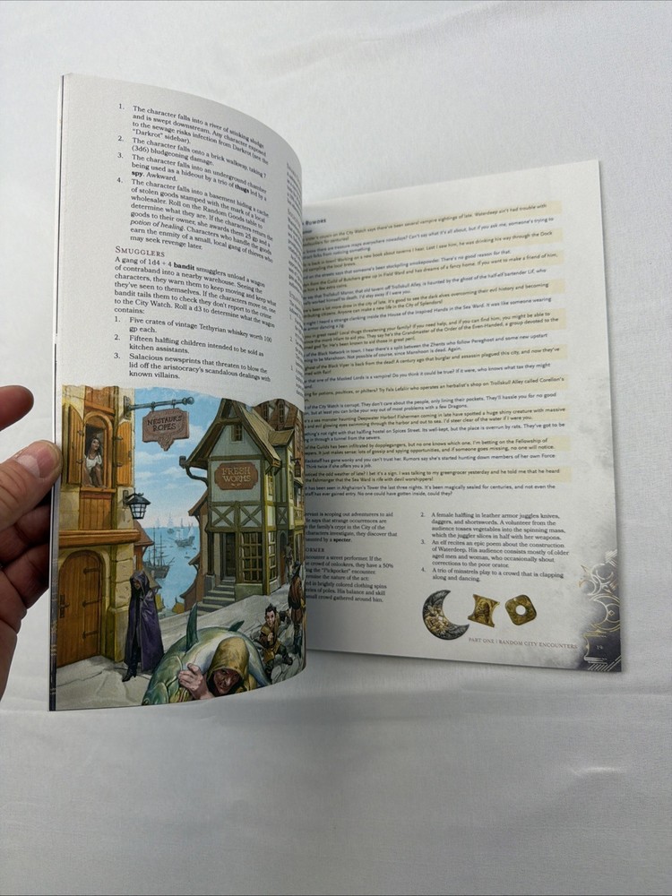 Waterdeep City Encounters Dungeons & Dragons Adventure Module