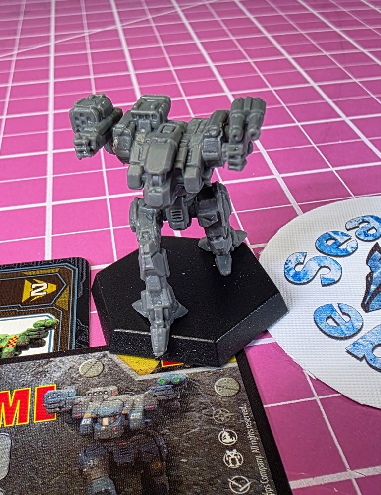 BattleTech Dasher / Fire Moth Mech -- Clan Fire Star + Cards