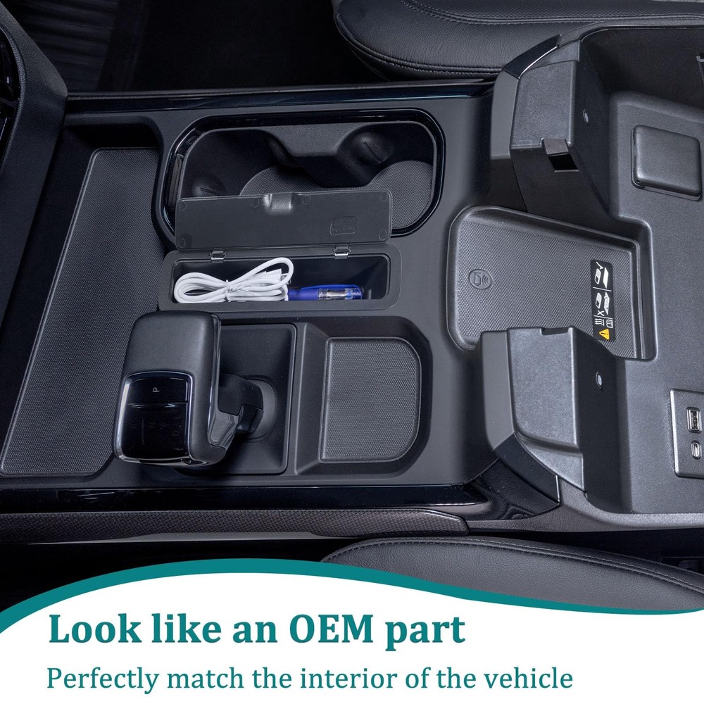 TOPINSTALL Hidden Storage Box Compatible with 2023-2026 Console