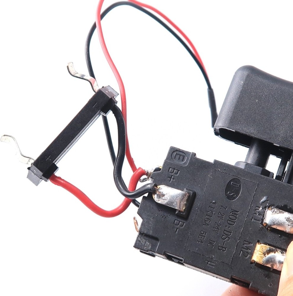 Replacement Drill Trigger Switch/Motor Speed Control/Current Limiter 7.2-24V LED