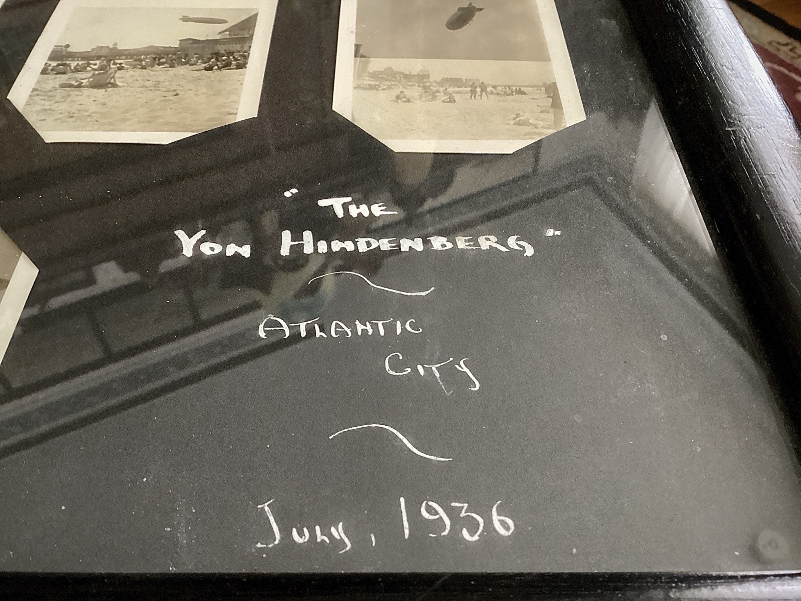 Hindenburg LZ 129 Zeppelin Rigid Airship Vintage Photo 1937 Lakehurst Dirigible