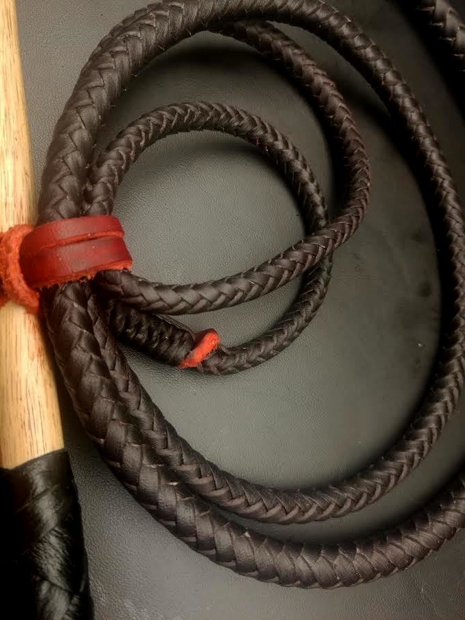 6ft 8 plait Kangaroo leather Stock whip Stockwhip