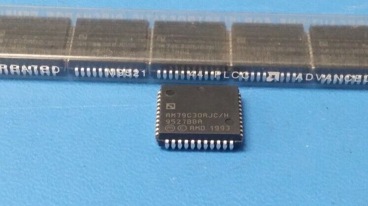 (3 PCS) AM79C30AJC AM79C30AJC/H AMD Digital SLIC, Basic, 1-Func, CMOS, PLCC44