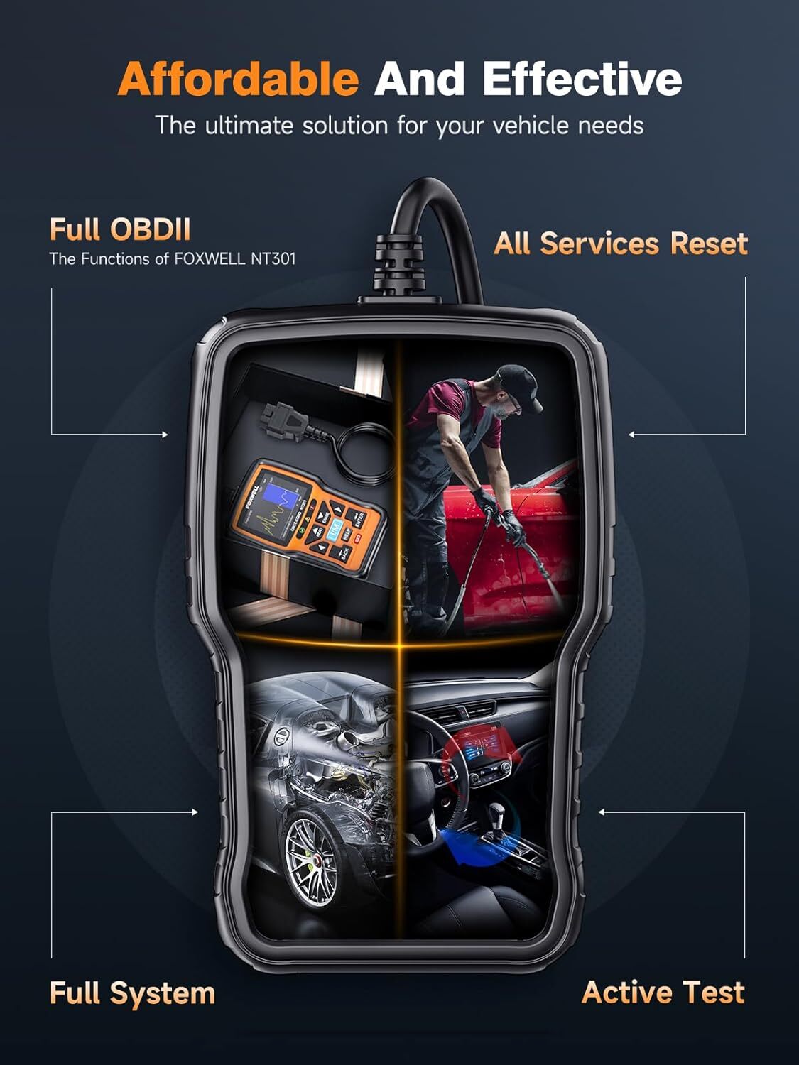 Foxwell NT510 Elite GM OBD2 Scanner Car Diagnostic Scan Tool