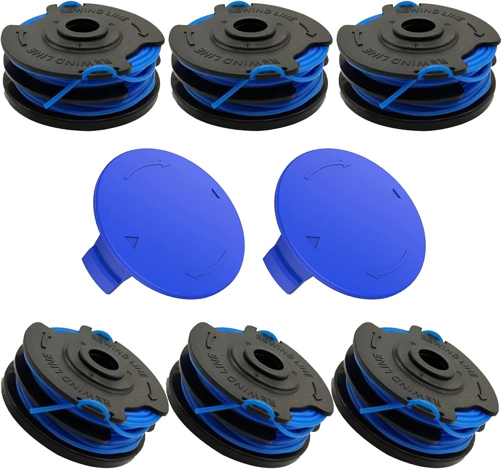 KST-120X Spool for Kobalt 40V String Trimmer - 6 Spools & 2 Caps