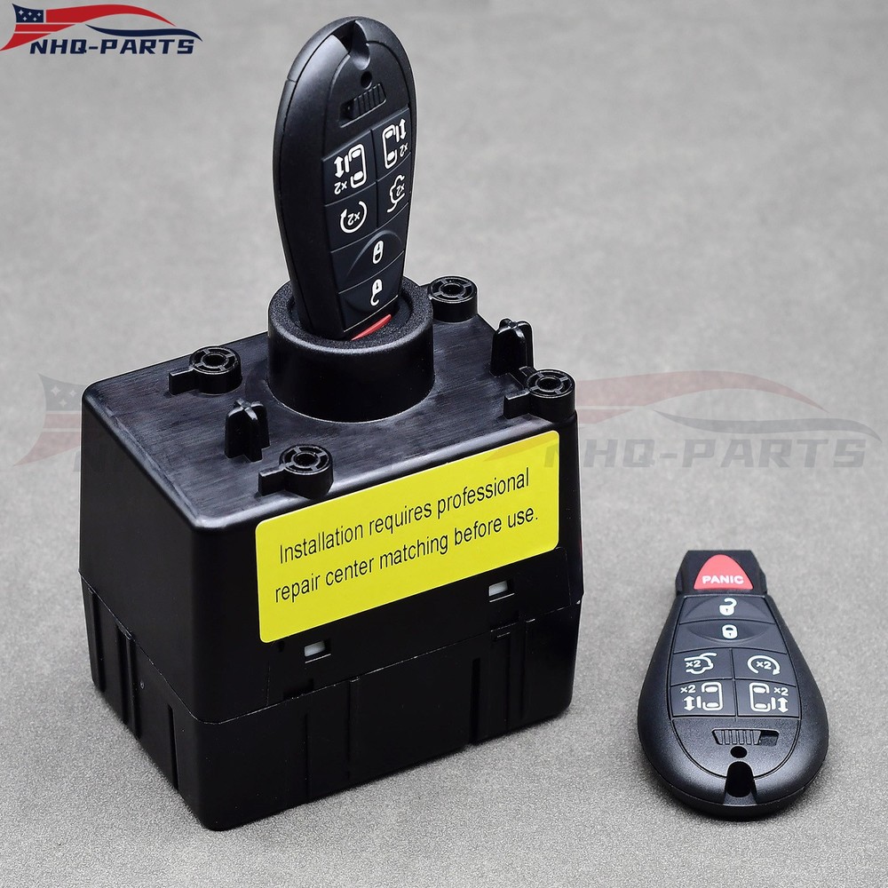 Ignition Switch Node Module &Key For Chrysler Dodge Jeep 68210150AB CBTTP577AB