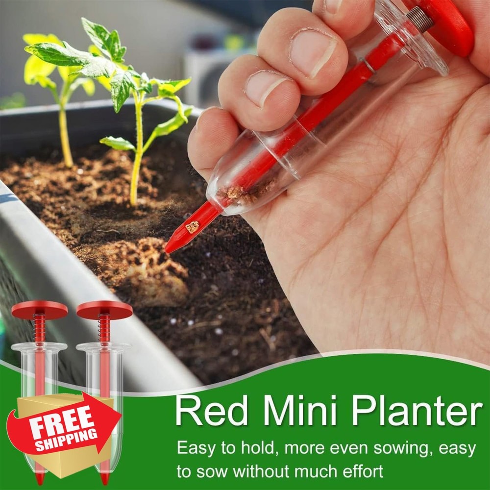 Fertile Rain Mini Seed Spreader 17PCS, Handheld Sowing Dispenser Tool