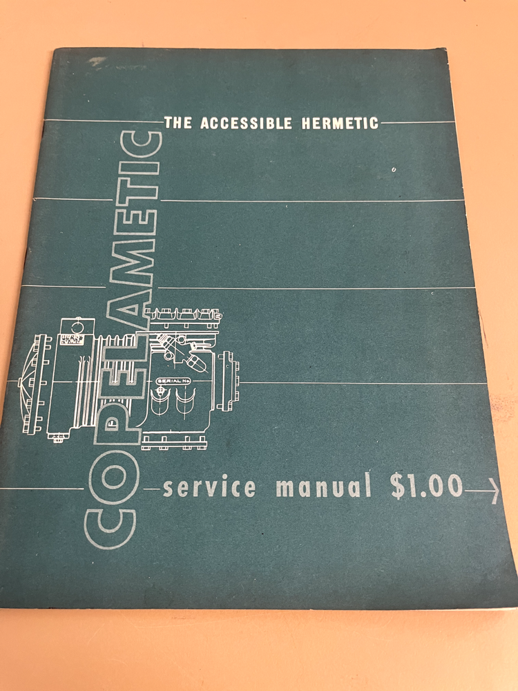 Copelametic, The Accessible Hermetic, Service Manual