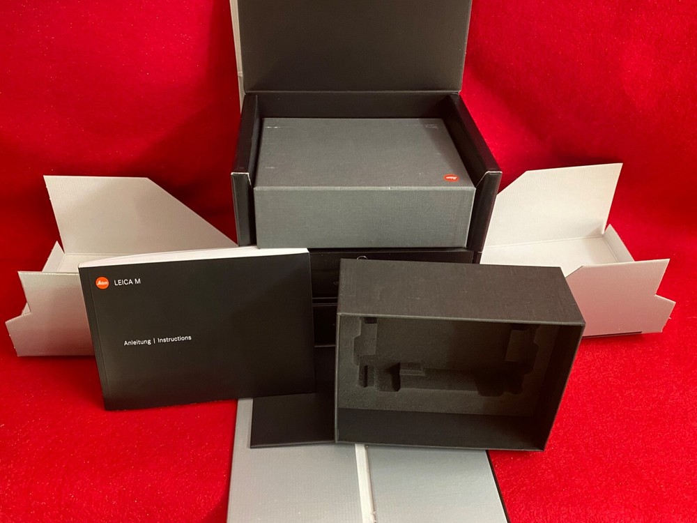 Leica M Empty Retail Box Only / Box + Manual Only / Empty Box with manual /