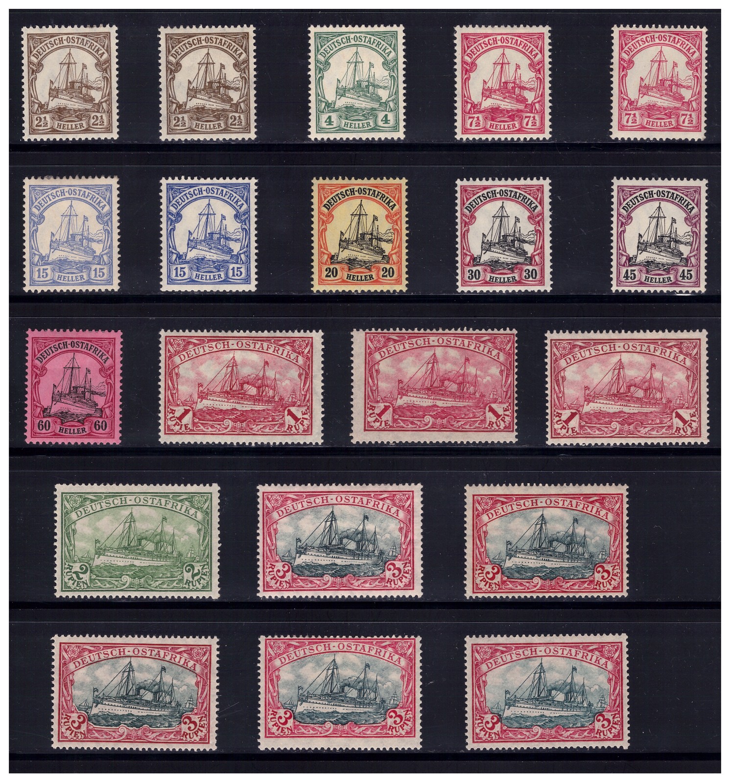 DOA individual values from the set Minr. 30- 39 * or **