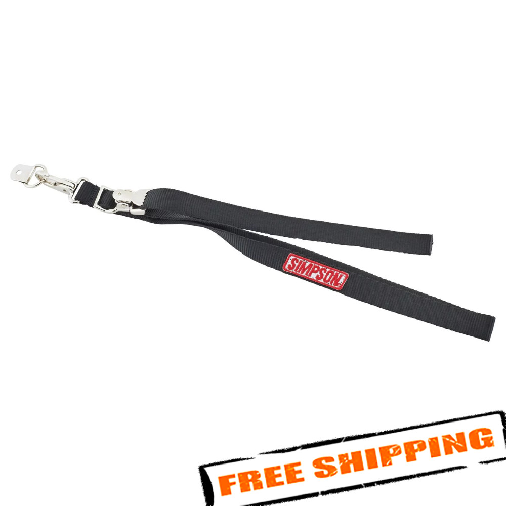 Simpson 36007BK Black Helmet Restraint