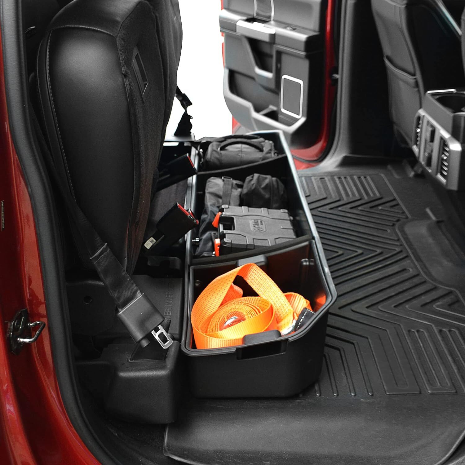 Upgraded Under Seat Storage Box For 2015 - 2023 Ford F150 SuperCrew Cab 3-in-1