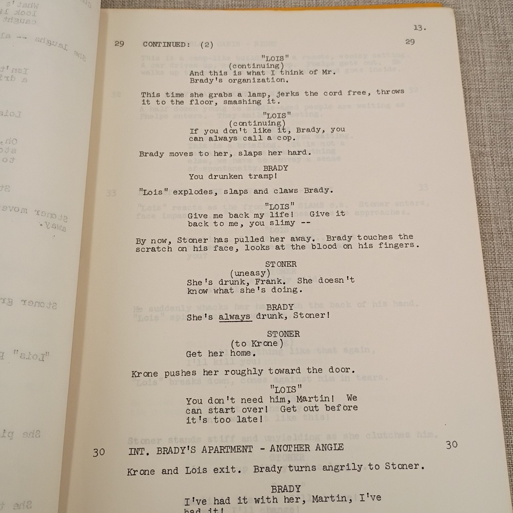 Mission: Impossible TV Show 1971 Original Script "Encounter" First Draft