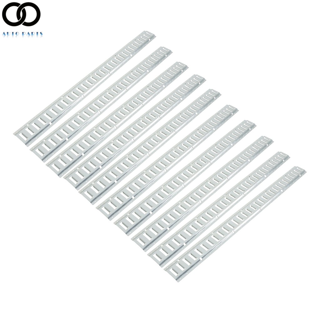 10 Pack 5' E Track Tie Down Rail Kit For Trucks Trailers Cargo Vans Labwork