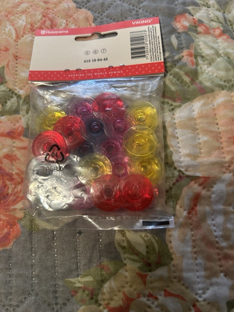 Viking /Husqvarna Rainbow Bobbins 20 Pack