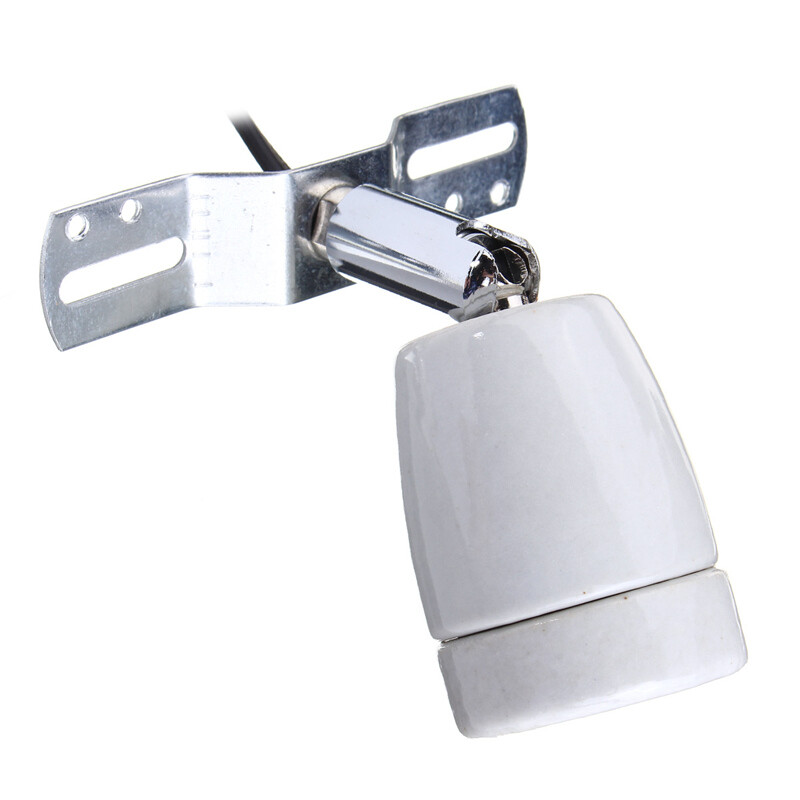 360° Ceramic Reptile Light Heating Lamp Bulb Holder w/ Bracket/Switch E27 Socket