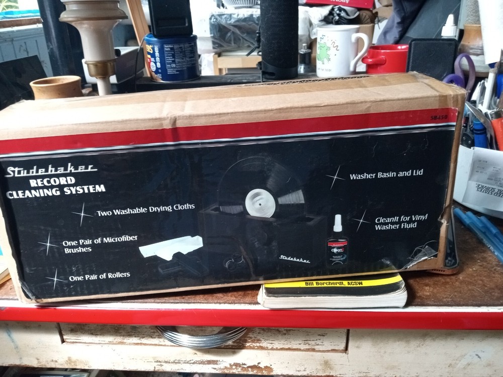 New In Unopened Box Studebaker Record Cleaning System