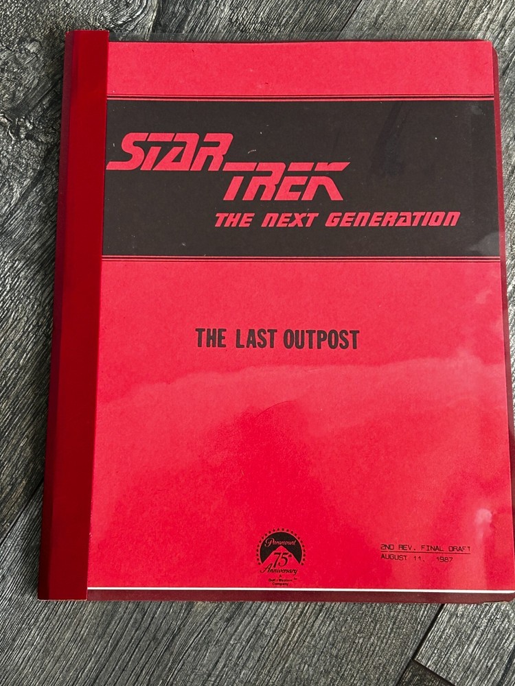 STAR TREK Script The Next Generation Last Outpost 2nd Revised Final Draft 1987