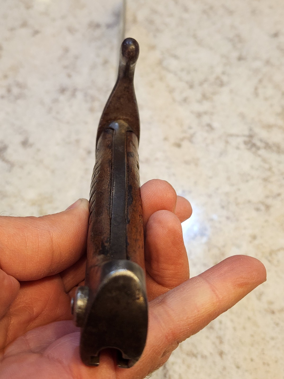 Original WWI German Butcher Blade Bayonet With Sheath (A-G Duisburg)