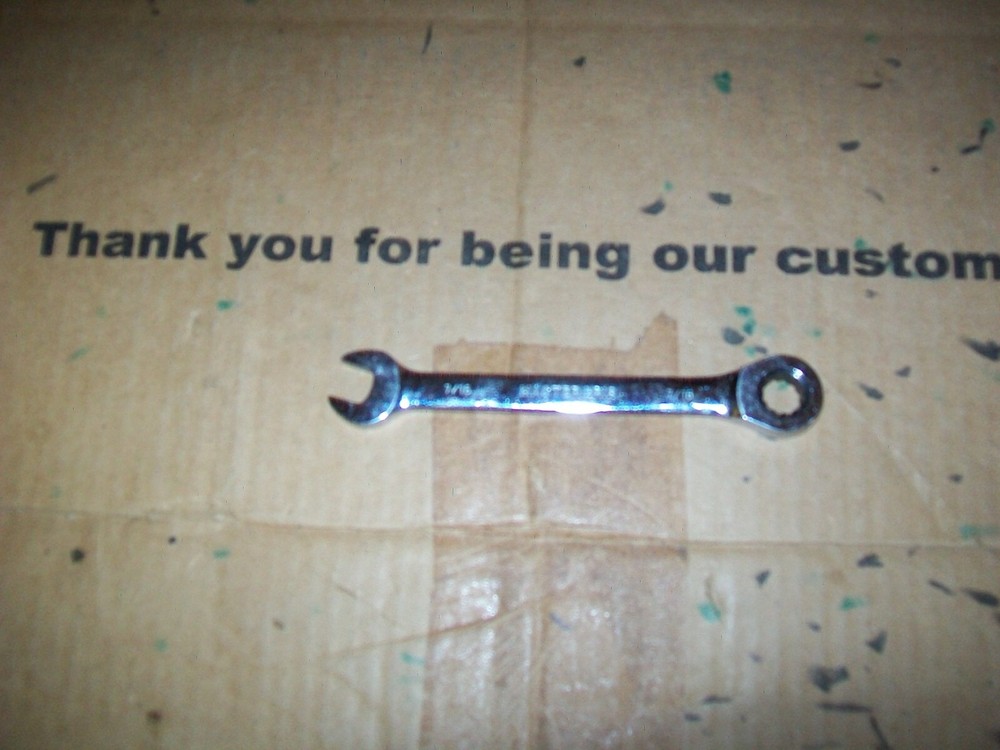 Master Grip 7/16 Ratcheting Combination Wrench 12 Point