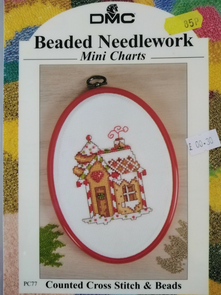 DMC BEADED NEEDLEWORK - MINI CHARTS PC 77 ( CHRISTMAS G)