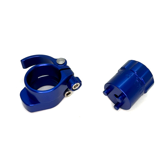 Planet Eclipse EMEK 100 ETHA2 Aluminum Feedneck and Back Cap Combo - BLUE
