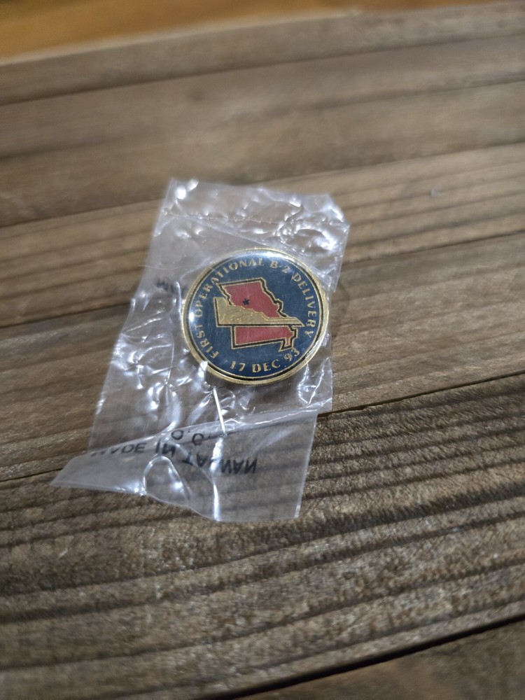 1993 First Operation B-2 Delivery Pin. New