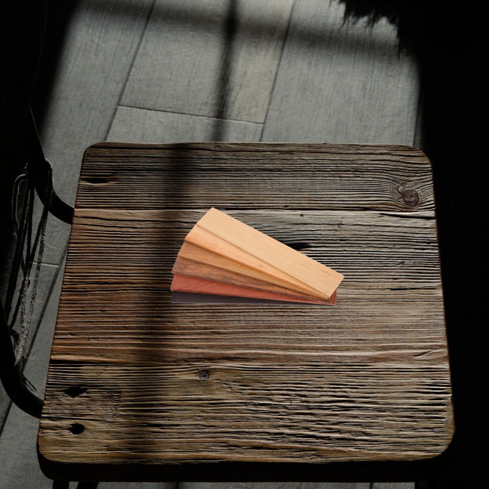 6Pcs Textured Wood Board for DIY Crafts and Garden Bench Replacement