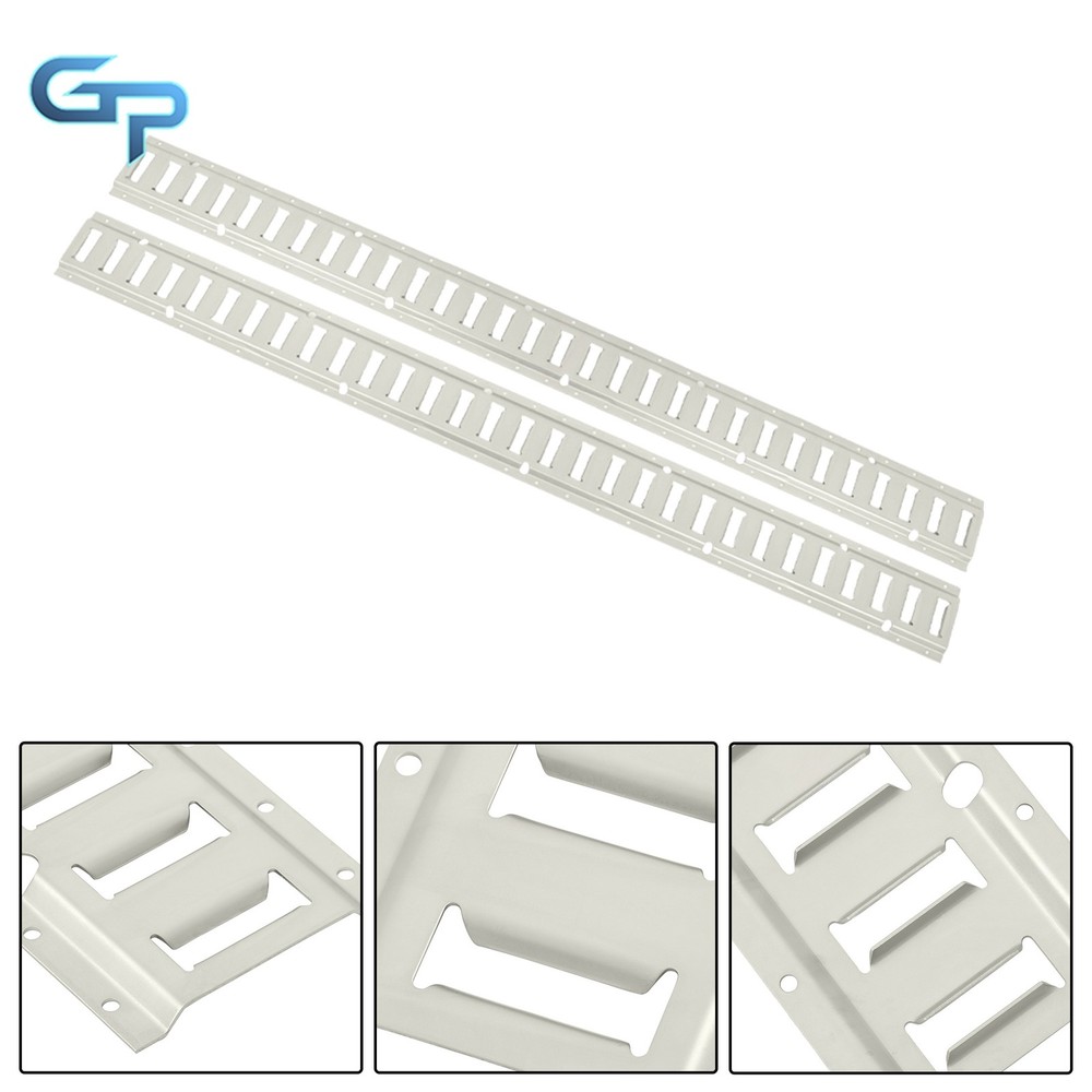 8 Pack 5' Galvanized Horizontal E-Track For Trucks/Trailers/Cargo Vans