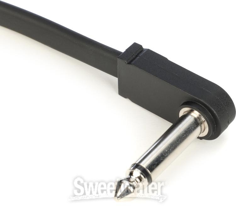 Hosa CFP-118 Flat Guitar Patch Cable - 18"