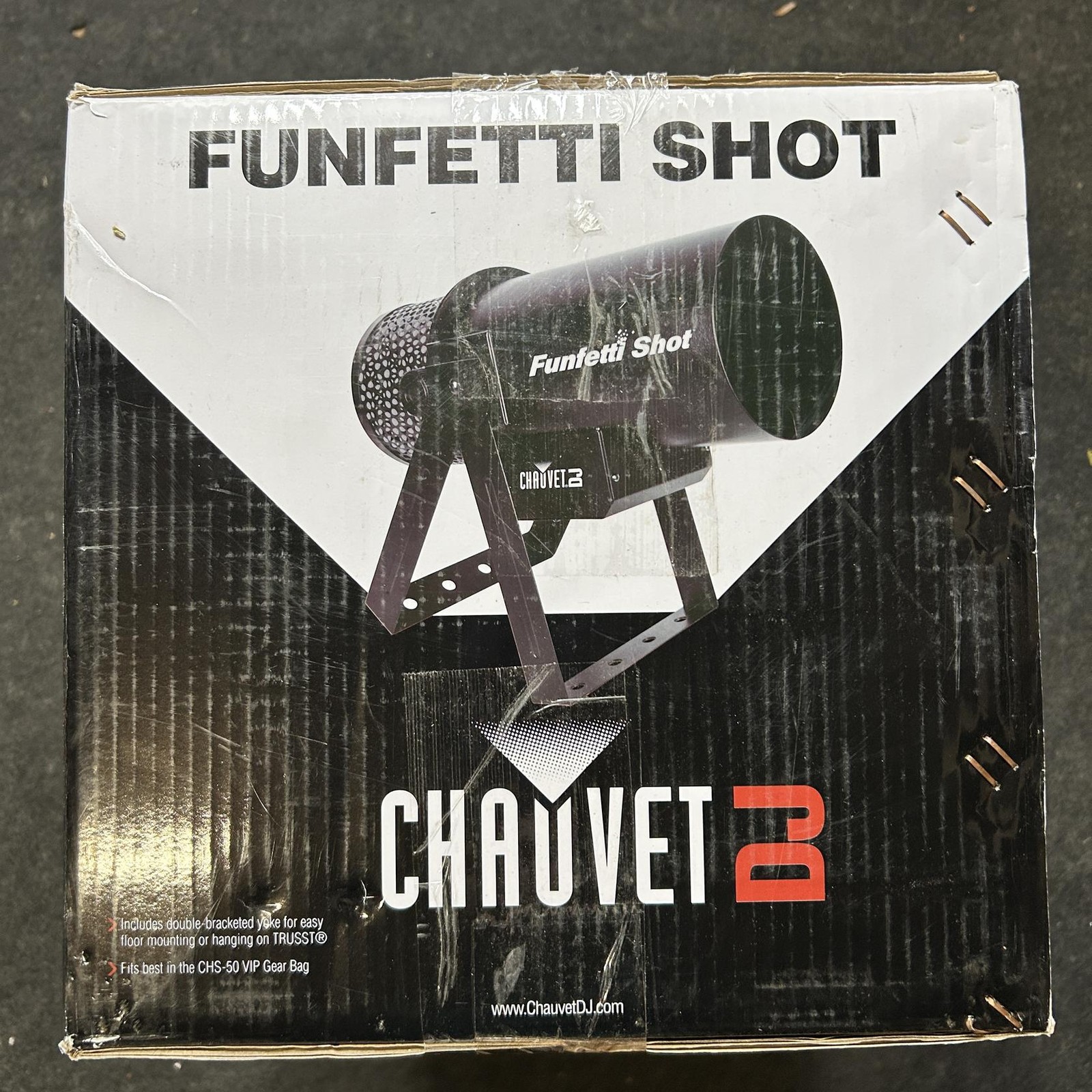 CHAUVET DJ FunFetti Shot Professional Confetti Launcher, with Wireless Remote