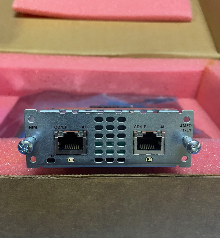 Cisco 2 port Multi-Flex Trunk Voice/Clear-Channel Data Module (NIM-2MFT-T1/E1 )