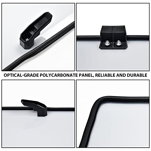 Clear Polycarbonate Back Window for Polaris Ranger XP Rear Windshield